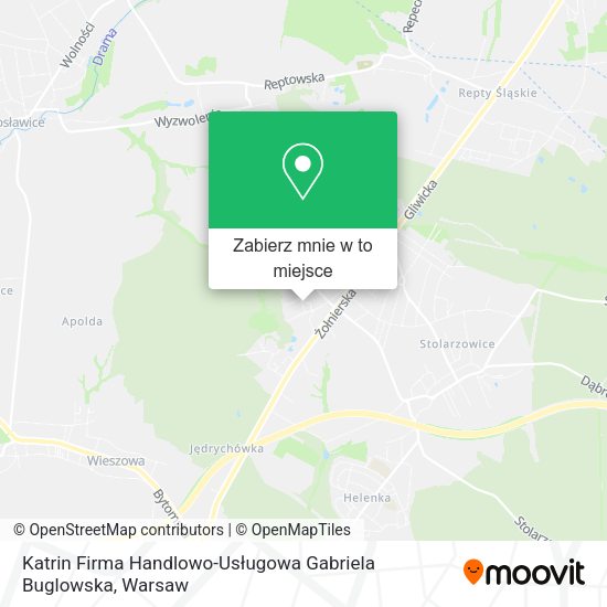 Mapa Katrin Firma Handlowo-Usługowa Gabriela Buglowska