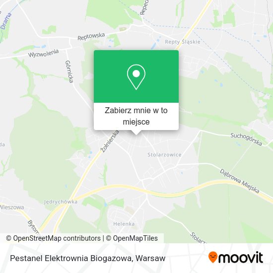 Mapa Pestanel Elektrownia Biogazowa