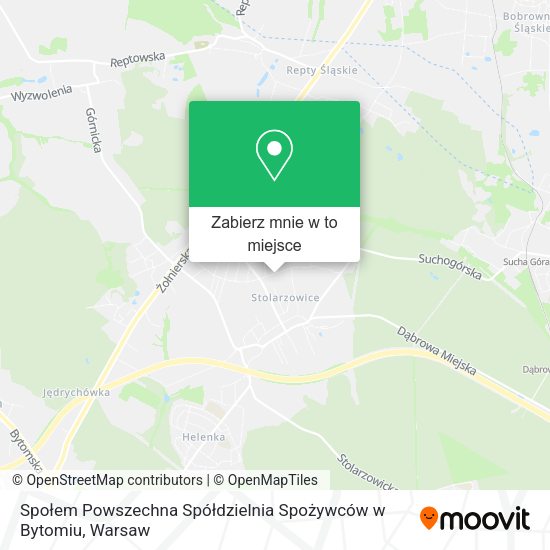 Mapa Społem Powszechna Spółdzielnia Spożywców w Bytomiu