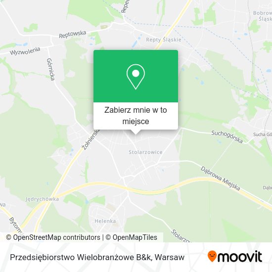 Mapa Przedsiębiorstwo Wielobranżowe B&k