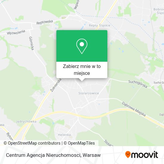 Mapa Centrum Agencja Nieruchomosci