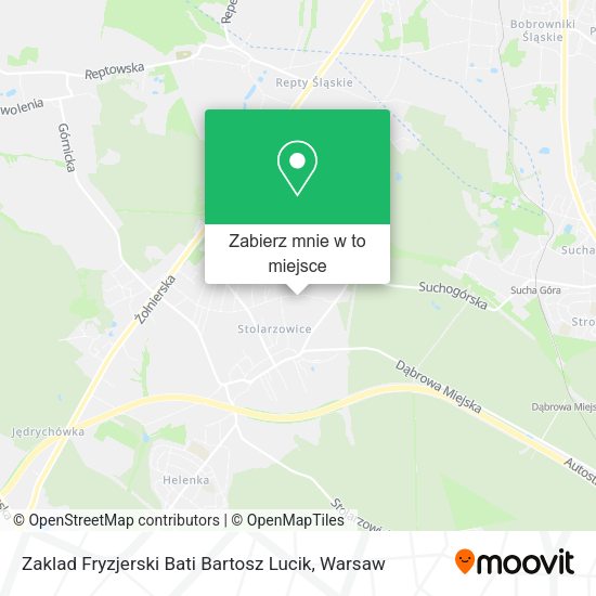 Mapa Zaklad Fryzjerski Bati Bartosz Lucik