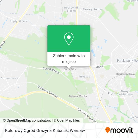 Mapa Kolorowy Ogród Grażyna Kubasik