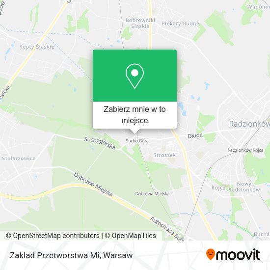 Mapa Zaklad Przetworstwa Mi