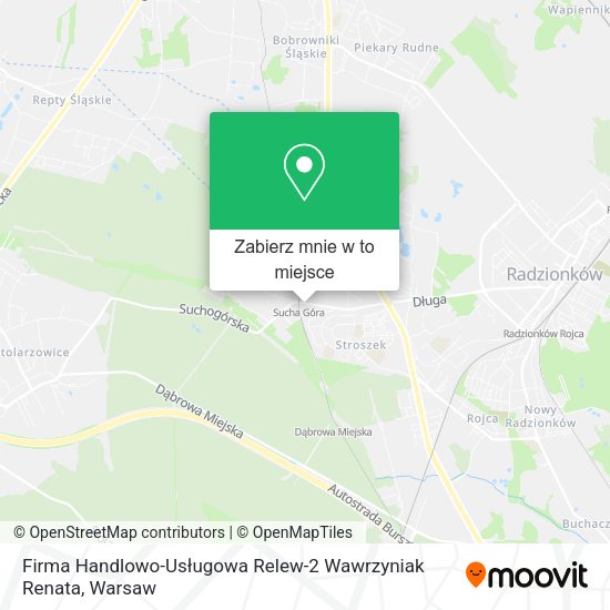 Mapa Firma Handlowo-Usługowa Relew-2 Wawrzyniak Renata