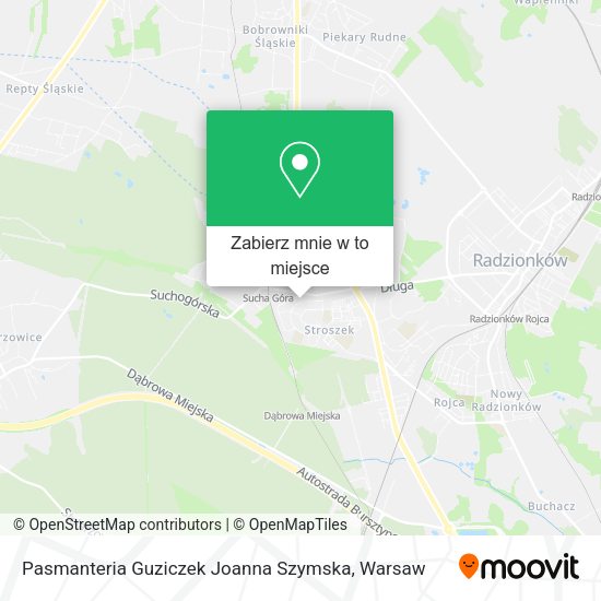 Mapa Pasmanteria Guziczek Joanna Szymska