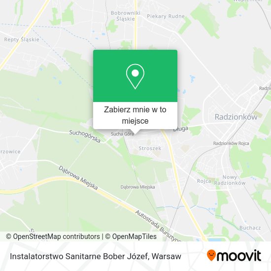 Mapa Instalatorstwo Sanitarne Bober Józef