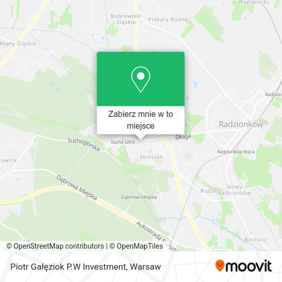 Mapa Piotr Gałęziok P.W Investment