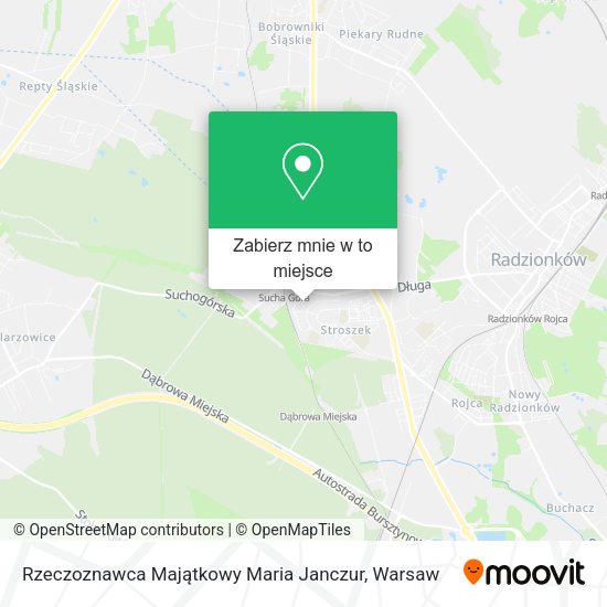 Mapa Rzeczoznawca Majątkowy Maria Janczur