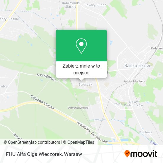 Mapa FHU Alfa Olga Wieczorek