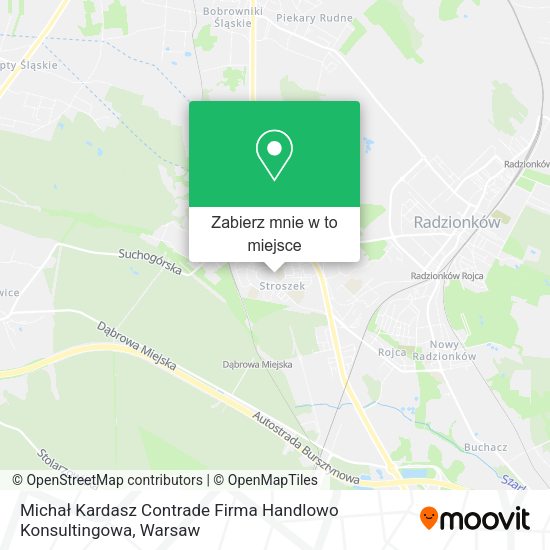 Mapa Michał Kardasz Contrade Firma Handlowo Konsultingowa