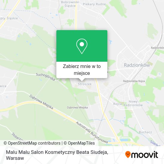 Mapa Malu Malu Salon Kosmetyczny Beata Siudeja