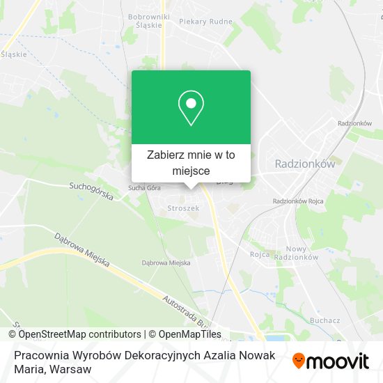 Mapa Pracownia Wyrobów Dekoracyjnych Azalia Nowak Maria