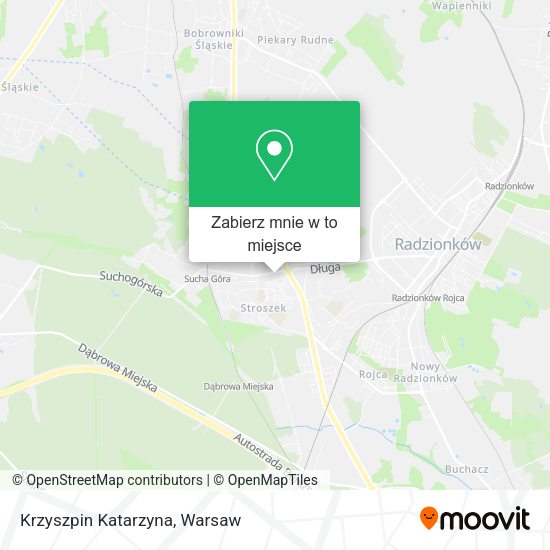 Mapa Krzyszpin Katarzyna