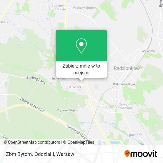 Mapa Zbm Bytom. Oddział I