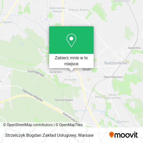 Mapa Strzelczyk Bogdan Zakład Usługowy