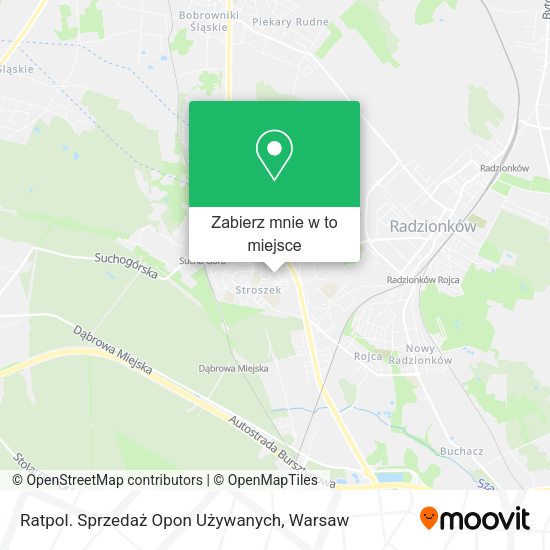 Mapa Ratpol. Sprzedaż Opon Używanych