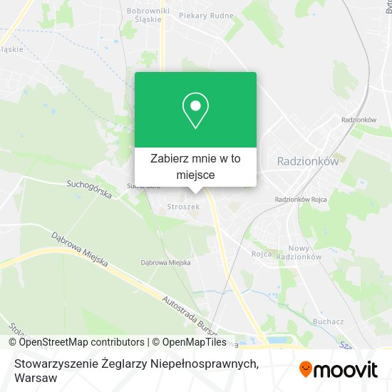 Mapa Stowarzyszenie Żeglarzy Niepełnosprawnych