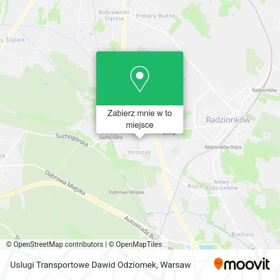 Mapa Uslugi Transportowe Dawid Odziomek