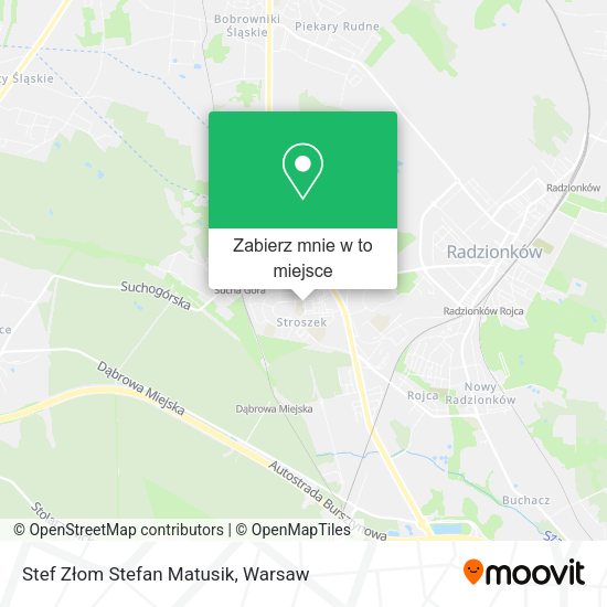 Mapa Stef Złom Stefan Matusik