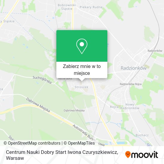 Mapa Centrum Nauki Dobry Start Iwona Czuryszkiewicz