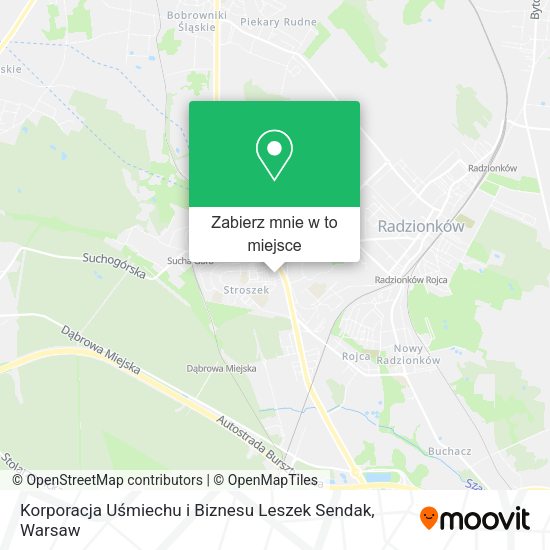 Mapa Korporacja Uśmiechu i Biznesu Leszek Sendak