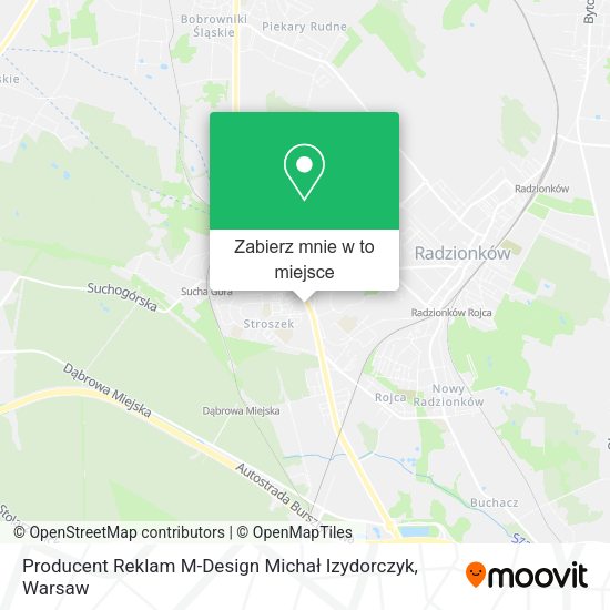 Mapa Producent Reklam M-Design Michał Izydorczyk