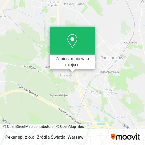 Mapa Pekar sp. z o.o. Źródła Światła