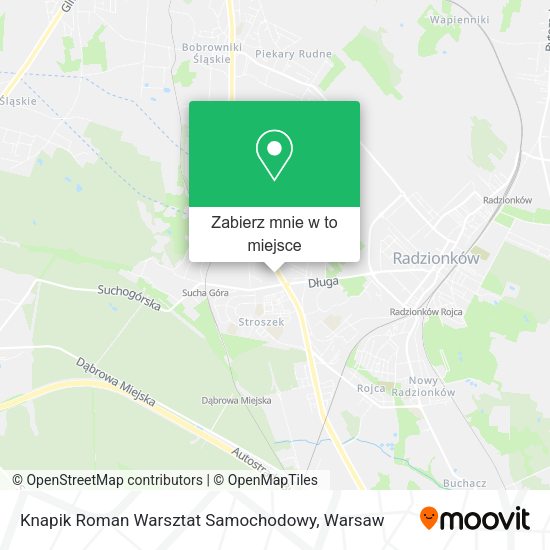 Mapa Knapik Roman Warsztat Samochodowy