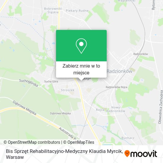 Mapa Bis Sprzęt Rehabilitacyjno-Medyczny Klaudia Myrcik