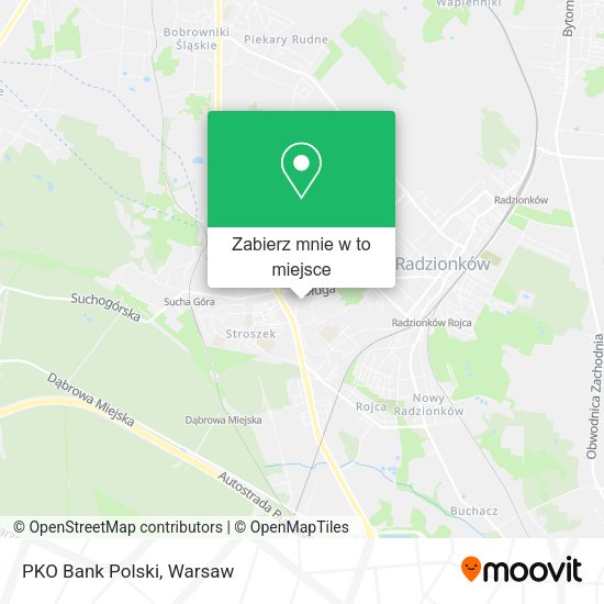 Mapa PKO Bank Polski