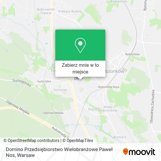 Mapa Domino Przedsiębiorstwo Wielobranżowe Paweł Nos