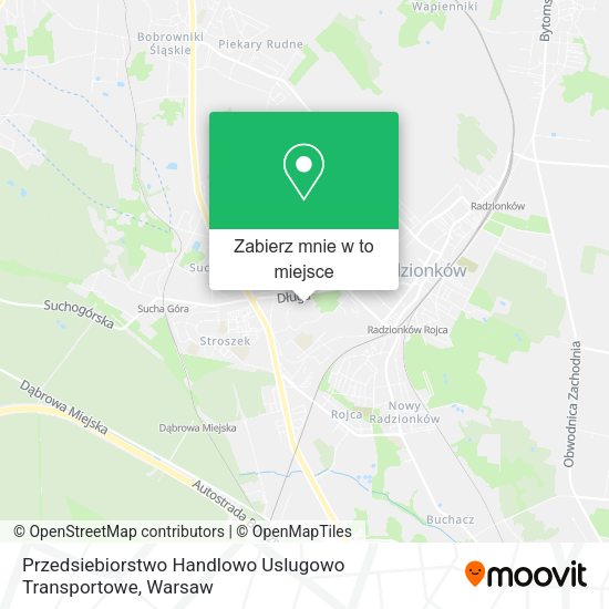 Mapa Przedsiebiorstwo Handlowo Uslugowo Transportowe