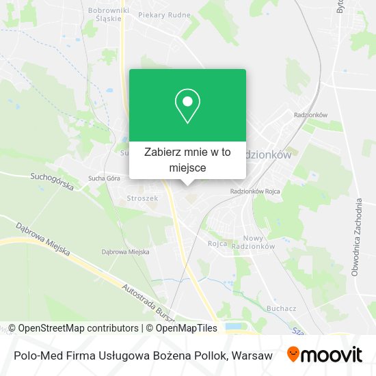 Mapa Polo-Med Firma Usługowa Bożena Pollok