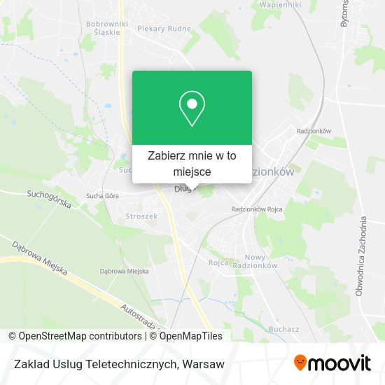 Mapa Zaklad Uslug Teletechnicznych