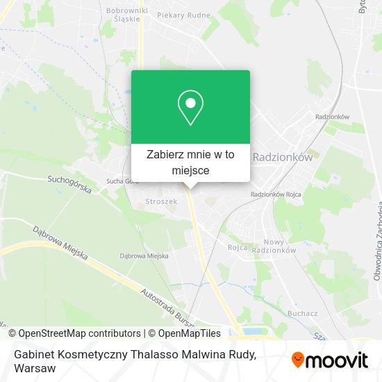 Mapa Gabinet Kosmetyczny Thalasso Malwina Rudy