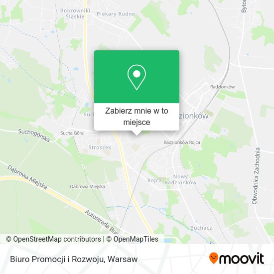 Mapa Biuro Promocji i Rozwoju