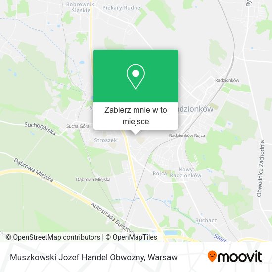 Mapa Muszkowski Jozef Handel Obwozny