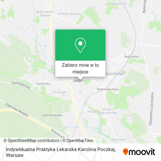 Mapa Indywidualna Praktyka Lekarska Karolina Poczkaj