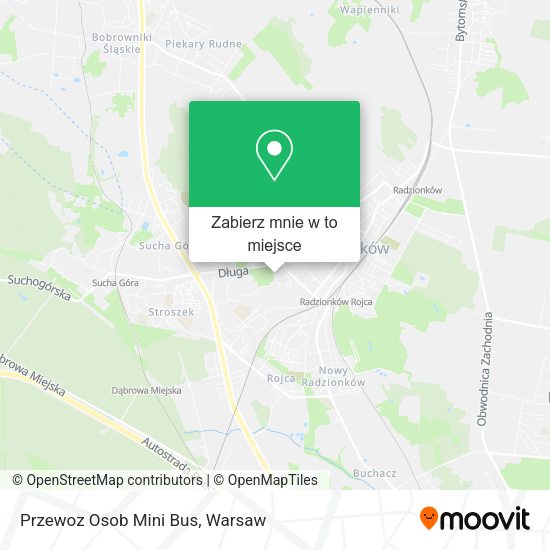 Mapa Przewoz Osob Mini Bus