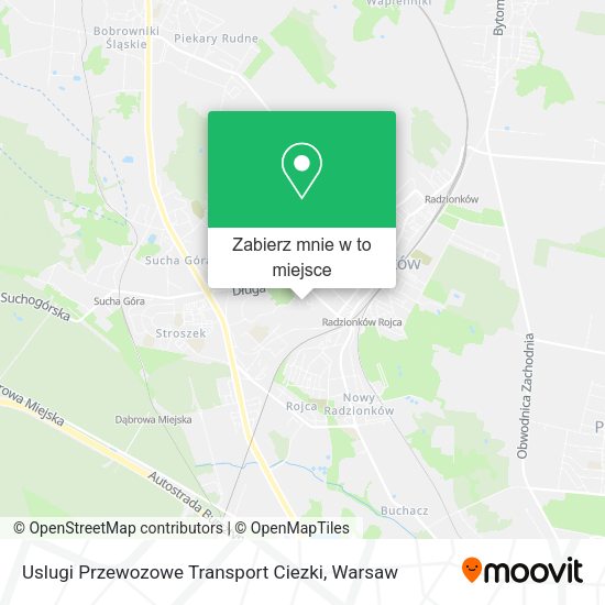 Mapa Uslugi Przewozowe Transport Ciezki