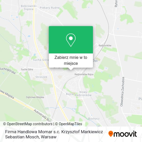 Mapa Firma Handlowa Momar s.c. Krzysztof Markiewicz Sebastian Mosch