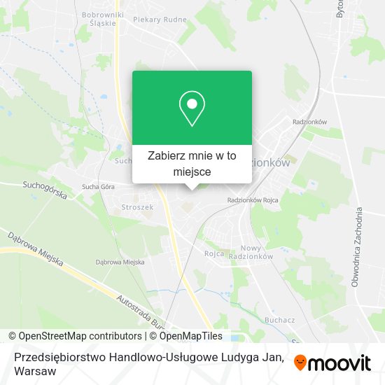 Mapa Przedsiębiorstwo Handlowo-Usługowe Ludyga Jan