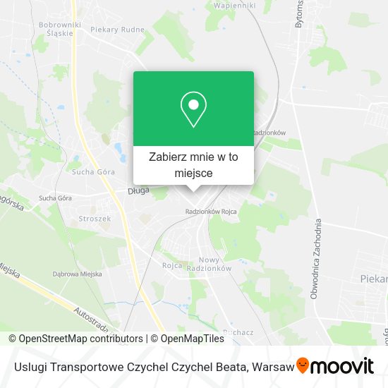 Mapa Uslugi Transportowe Czychel Czychel Beata