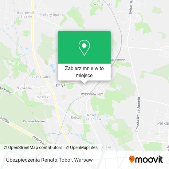 Mapa Ubezpieczenia Renata Tobor