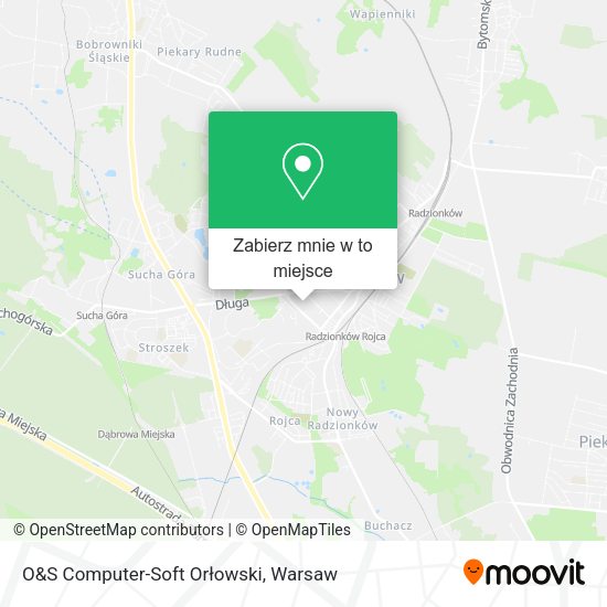 Mapa O&S Computer-Soft Orłowski