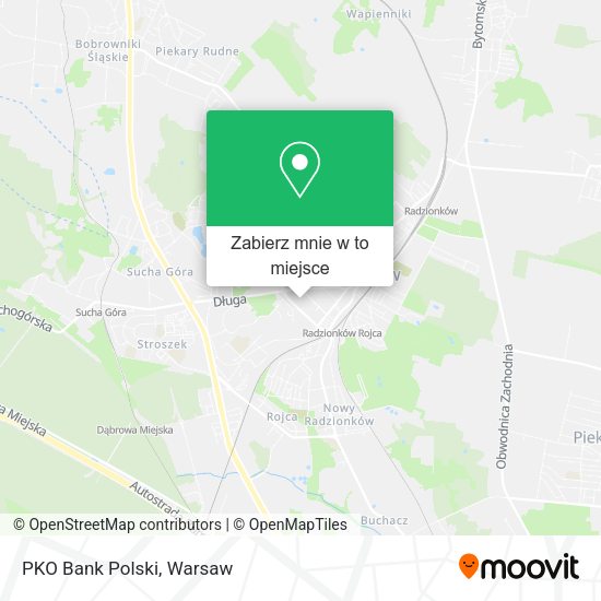 Mapa PKO Bank Polski