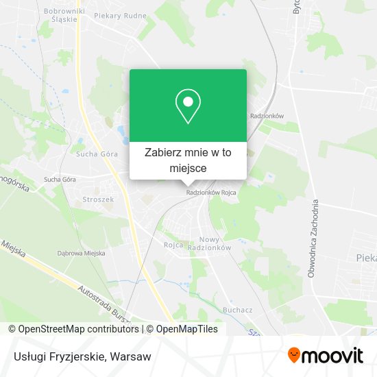 Mapa Usługi Fryzjerskie