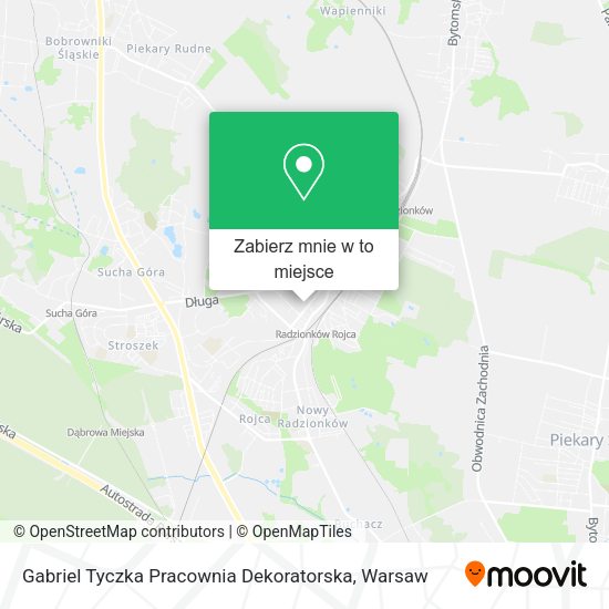 Mapa Gabriel Tyczka Pracownia Dekoratorska