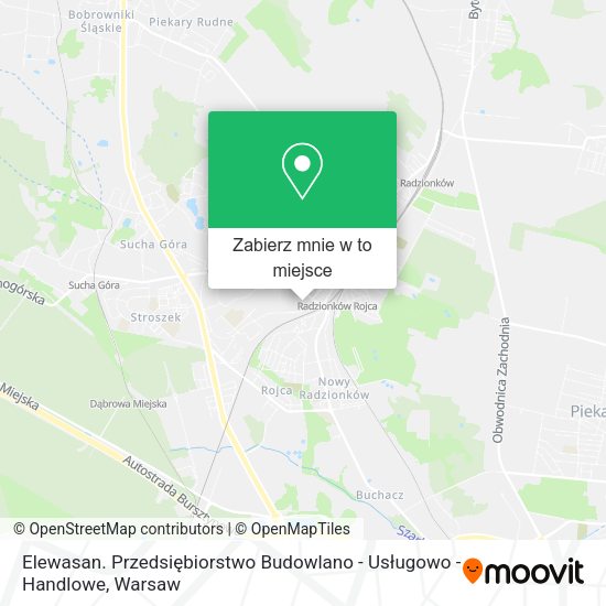 Mapa Elewasan. Przedsiębiorstwo Budowlano - Usługowo - Handlowe